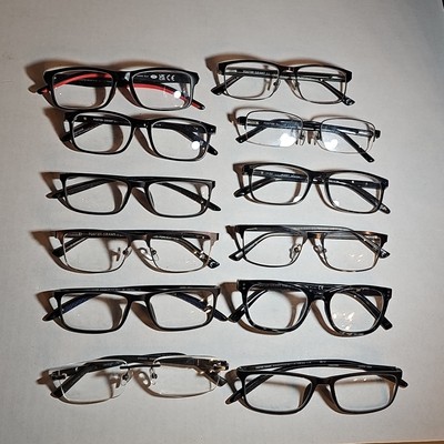 Lot of 12   Foster Grant Eyeglasses Assorted Models Used Frames  AS IS NO RETURN