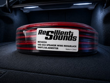 Resilient Sounds 14G CCA Competition Grade Speaker Wire Red/Black