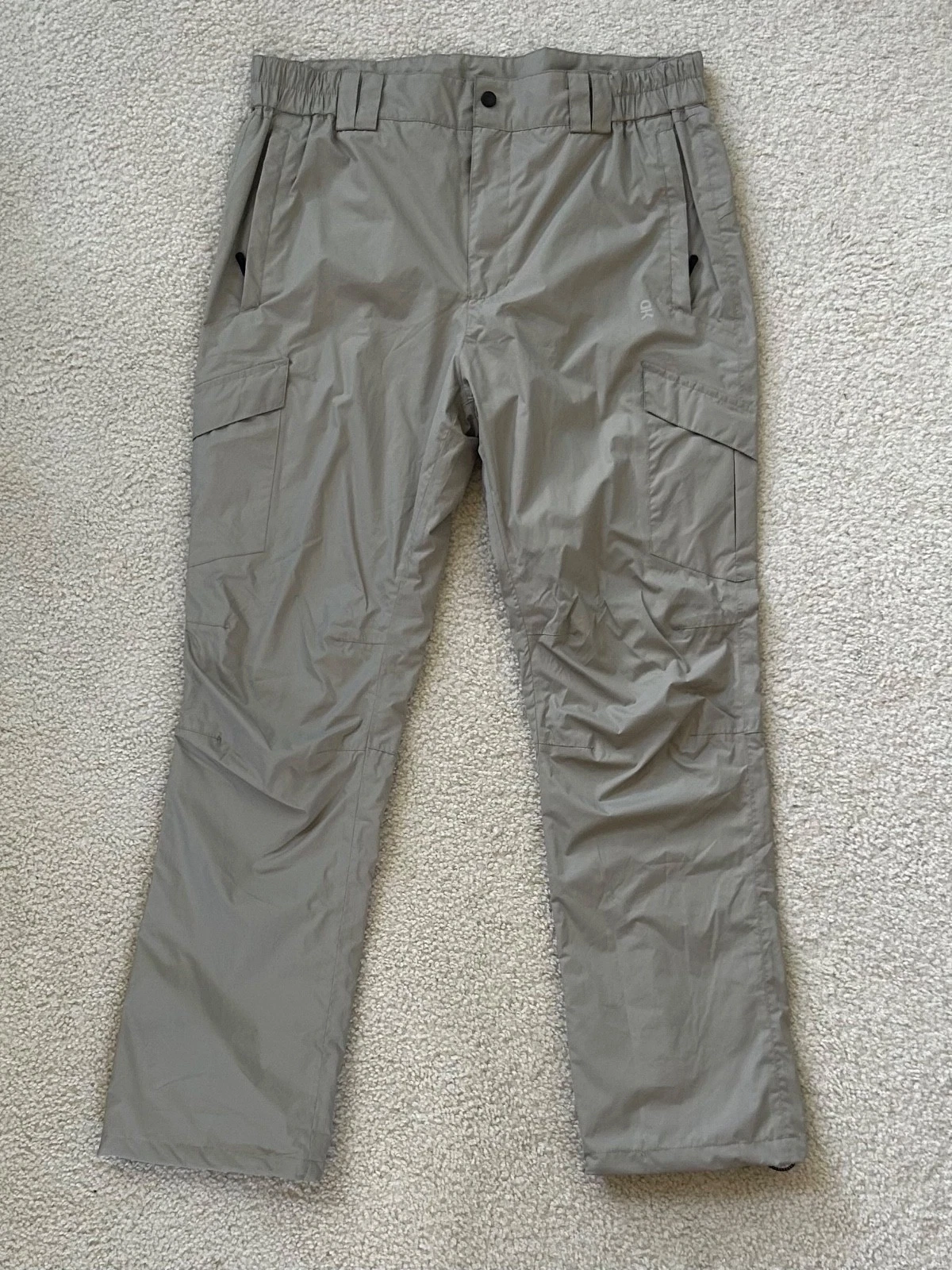 Little Donkey Andy Men’s Hiking Golf Pants M Gray Lightweight Quick-Dry Cargo