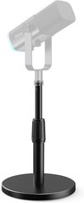 Desktop Microphone Stand, Heavy-Duty Metal Adjustable Table Mic Stand with 5/8"