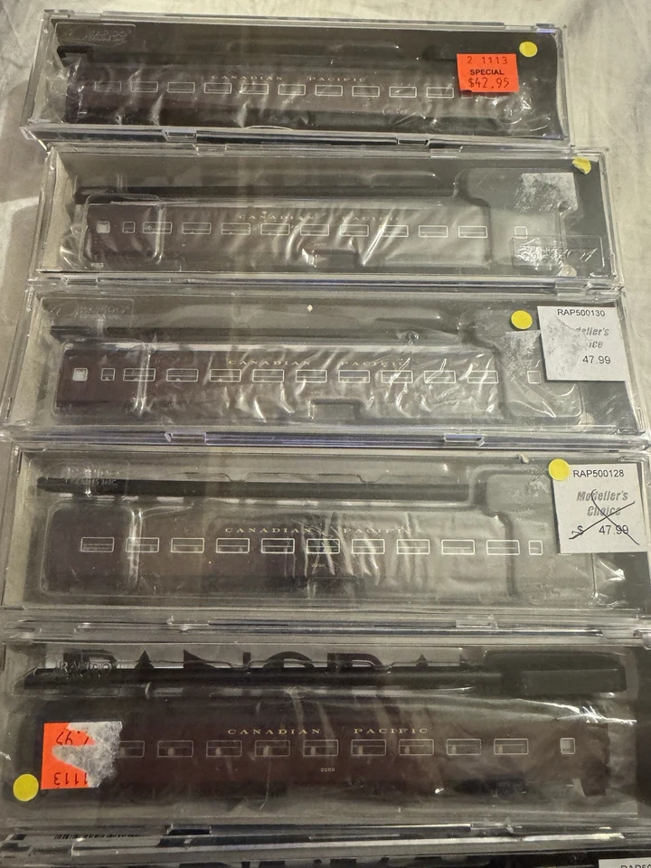 Rapido N Canadian Pacific Panorama Line Coaches Lot of 6 Brand New Boxed - Immagine 2 di 4