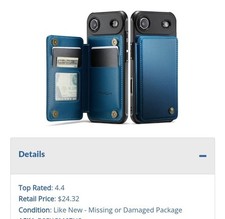 Vinich for iPhone 17 Air Wallet Case with Card Holder, RFID Blocking Credit Slot