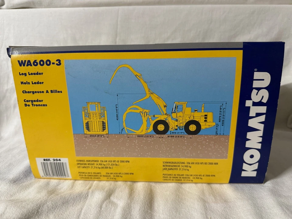 JOAL KOMATSU WA600-3 REF 204 - SCALA 1/50 - Immagine 2 di 2