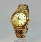 Omega Seamaster Cal.565 vintage wristwatch Automatic Gold dial working condition