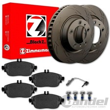 Zimmermann SPORT BREMSSCHEIBEN + BEL&Auml;GE VORNE f&uuml;r MERCEDES W176 W246 C117 X156