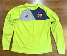 Adidas Climalite Goalkeeper Jersey Youth L Yellow GPS Soccer Bayern Munich #9