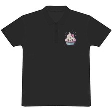 'Kawaii Cupcake' Adult Polo Shirt / T-Shirt PL045619 