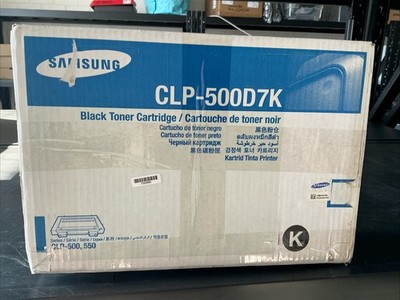 GENUINE ORIGINAL SAMSUNG Black TONER CARTRIDGE CLP-500D7K FOR CLP500 550 EB0898