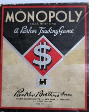 VINTAGE 1940,s MONOPOLY ,replacement pieces , see pictures And Description