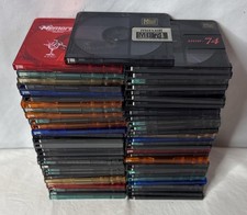 Lot of 59 MiniDiscs Sony, Maxell, Memorex - MD74 USA Seller