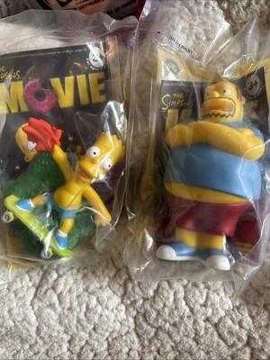 2007 SIMPSONS BURGER KING  Toy Set Of Two Sealed
