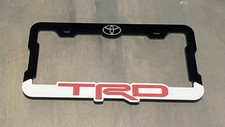 Trd Acrylic License Plate Frame
