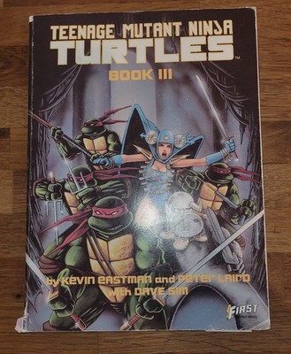 1989 Teenage Mutant Ninja Turtles Book 3 First Graphic Novel TMNT #8 Cerebus