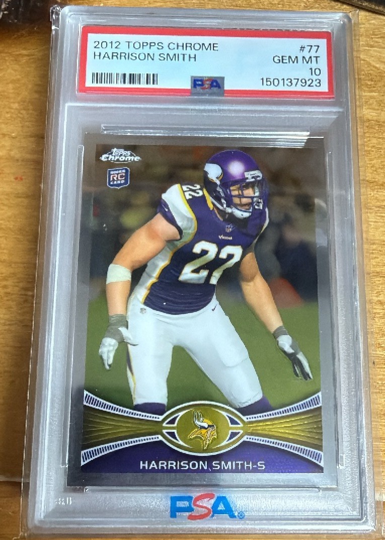 2012 Topps Chrome #77 Harrison Smith PSA 10 VIKINGS rookie INVEST 