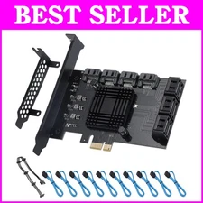 PCI Express 3.0 10-Port SATA Controller Card: Boost Data Transfer Rates