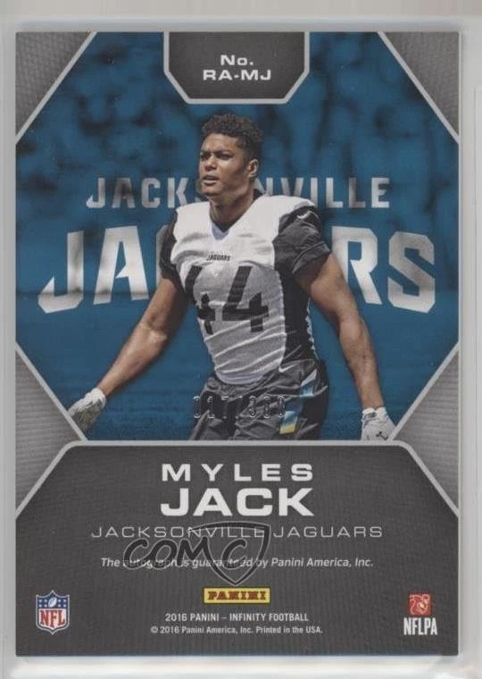 2016 Panini Infinity Rookie Auto /388 Myles Jack #RA-MJ Auto RC - Image 2 of 2