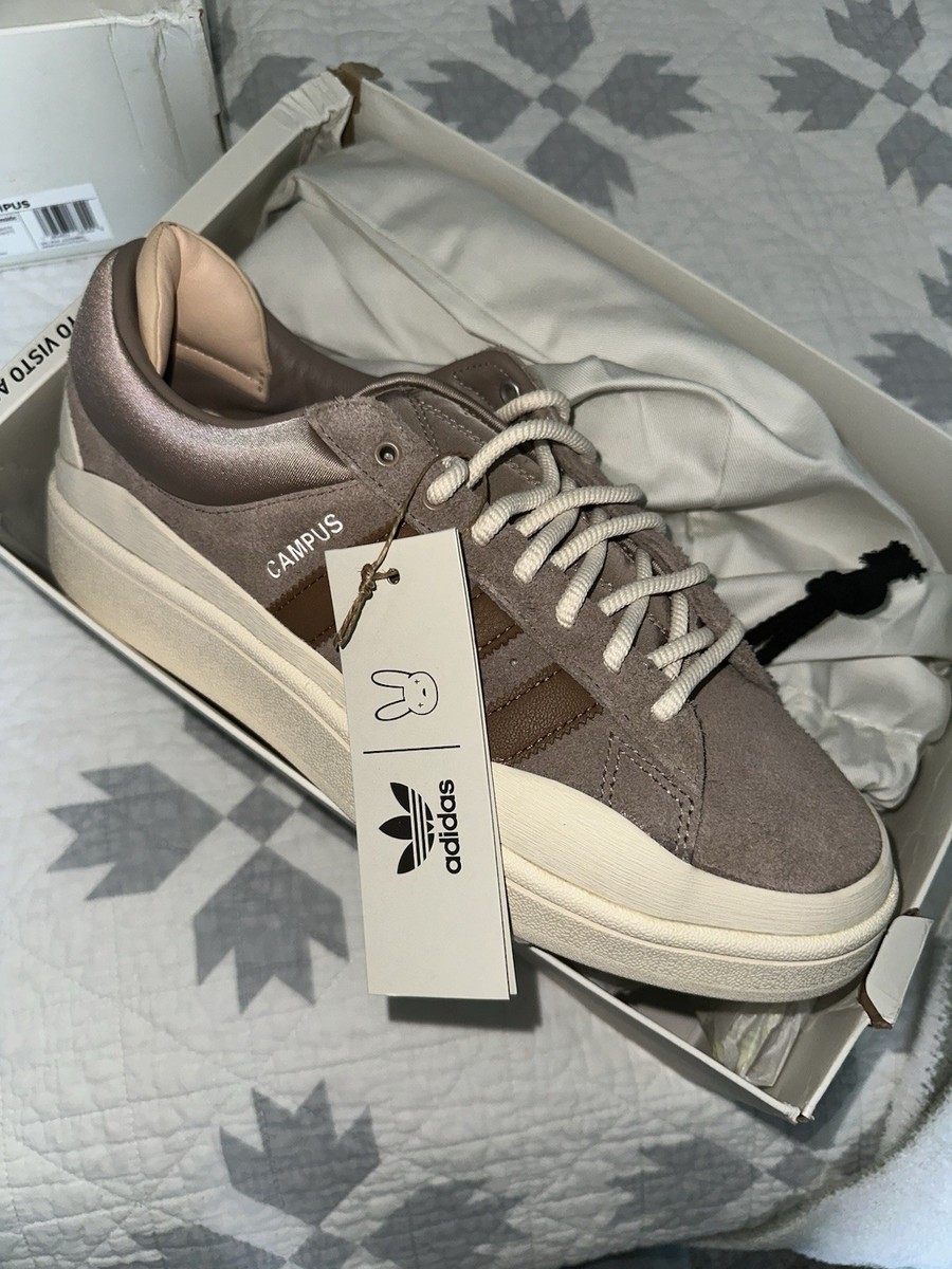 Adidas Campus Light in Brown and Cream 100% Authentic BAD BUNNY Adidas Campus Light Chalky Brown  main image 2