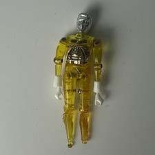 Vintage 1976 MEGO Micronauts Time Traveler - Translucent Yellow Action Figure