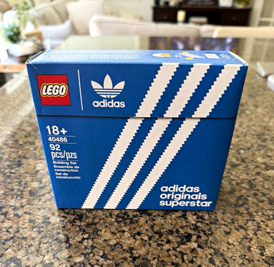 LEGO adidas Originals Superstar 40486 Mini Building Set 92 pcs 18+ Limited Box