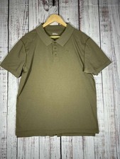 Under Armour Polo Shirt Men  s XL Green Short Sleeve Golf Casual Logo Performance