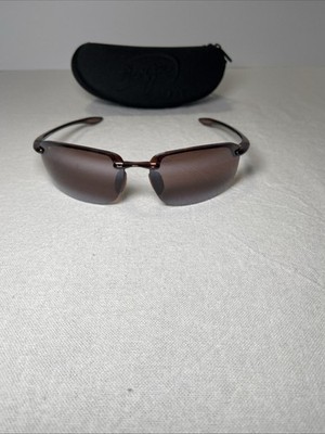 Maui Jim Sport Sunglasses Brown Tortoise MJ-407-10 W/ Case (Made In Japan)