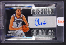 Chet Holmgren 2024-25 Panini Prizm Black Auto Sensational Signatures #SS-HOL