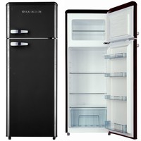 Wolkenstein KüHl-Gefrierkombination KüHlschrank GK212.4RT B Schwarz 211 L E