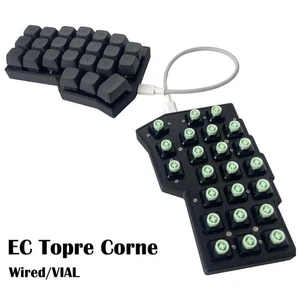 Topre EC Corne Split Ergonomic Capacitive Keyboard Wired VIAL Programmable