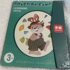 Fraction Game Score Learning Book - Learning Toy for Ages 3 NEW SEALED