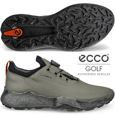 ECCO 2026 BIOM H5 BOA MENS WATERPROOF GOLF SHOES / VETIVER +FREE SHOE BAG