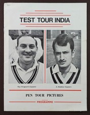1971 India Test Tour of England Souvenir Cricket Programme