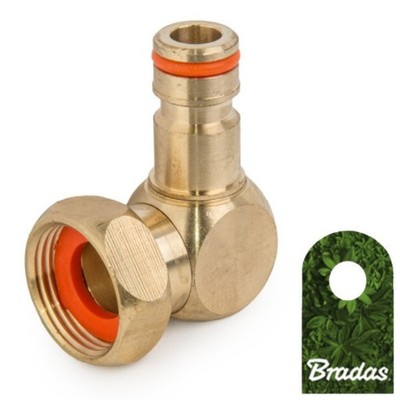 Winkel-Hahnanschluss Hahnstück 3/4'' Messing BR-2143 BRADAS 4627