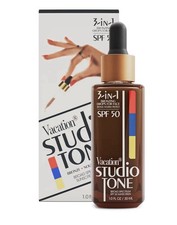 Free People Vacation Studio Tone SPF 50 brązowe krople 3 w 1, 0,3 uncji 8 ml
