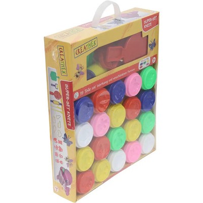 Creathek Knete Super Pack 1140 g mit Zubehör