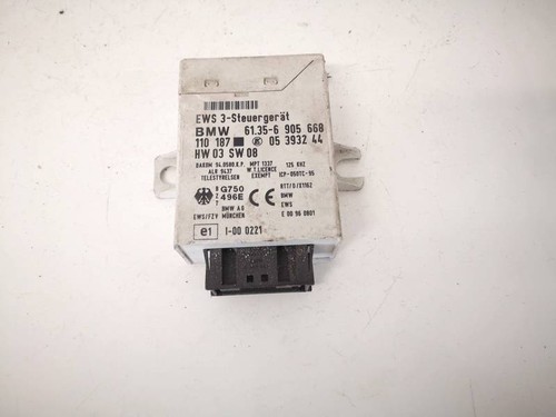 BMW 3-Series 2000 Immobiliser ECU 61356905668, 6135-6905-668  6135 #2797589-89