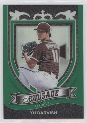 2021 Panini Chronicles Crusade Green Prizm 25/75 Yu Darvish #7 y0i