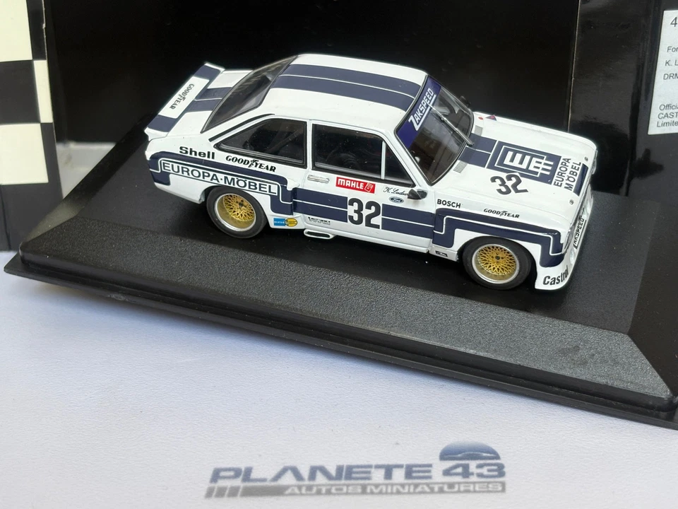 MINICHAMPS 400768432 FORD ESCORT II RS 1800 LUDWIG #32 1ST DRM SUPERSPRINT 1976 - Photo 2/3