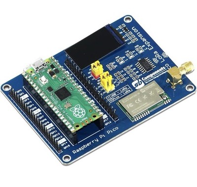 LoRa Erweiterungsplatine für Raspberry Pi Pico Smart Datenübertragung mit Antenne