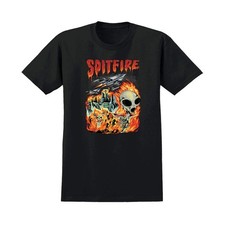 Spitfire Camicia Invasione Nera Skateboard Uomo