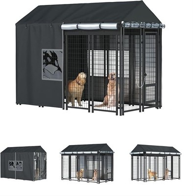 Outdoor Dog Kennel Cover Full for 8Dx4Wx6H Cages