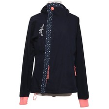 Alife and Kickin, Allwetterjacke, Damen, Größe: L, Blau/Mehrfarbig #ziF
