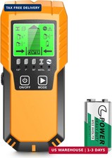 Electronic Stud Finder Wall Scanner with Live Wire Warning and LCD Display