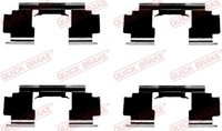 1X Quick Brake 109-1276 ZubehöRsatz Scheibenbremsbelag FüR Rover Mg Honda