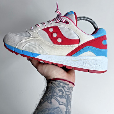 Saucony Shadow 6000 'White Orange' S70007-74 Herren Sneaker Größe 42,5 Vintage 