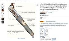 INFINITI PRO CONAIR CURL SECRET CURLING IRON