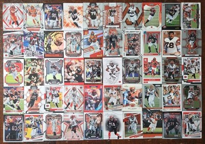 NFL Football Cincinnati Bengals Rookie Insert 50 Card Team Lot Collection