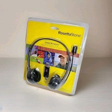 Rosetta Stone Headset Microphone USB For Language Learning Software New Sealed