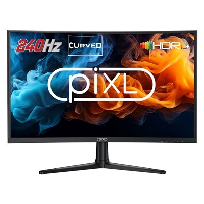 Pixl PX27CC301B 27'' 240Hz Hdr 10+ Full HD Curved Gaming Monitor mit 1920 x 108