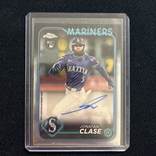 2024 Topps Chrome Update Series - Autographs Jonatan Clase #AC-JCL (AU, RC)