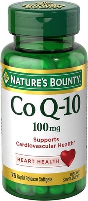 Nature's Bounty CoQ10 100 mg Softgels, 75 Count